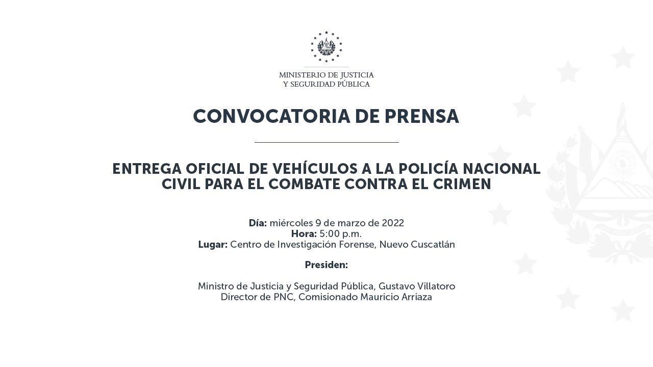 Convocatoria de Prensa