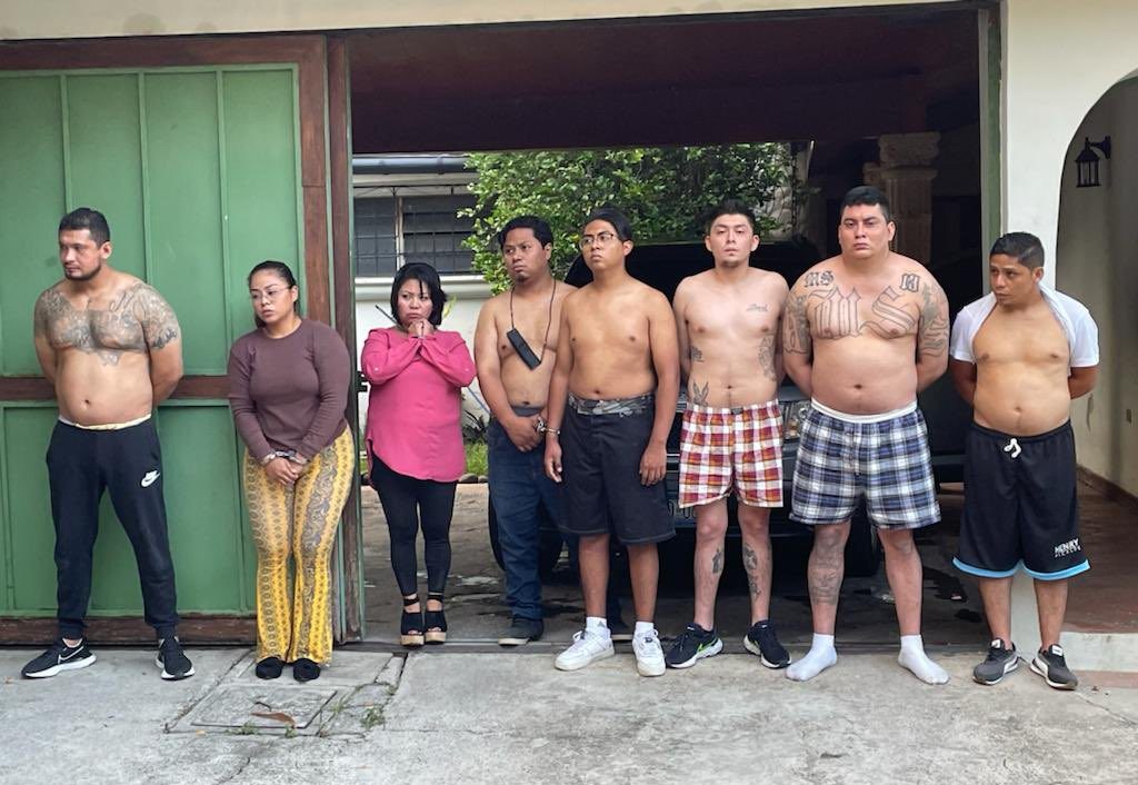 Policía captura a 10 pandilleros, entre ellos un corredor de programa liberada en cinco ocasiones por jueces corruptos