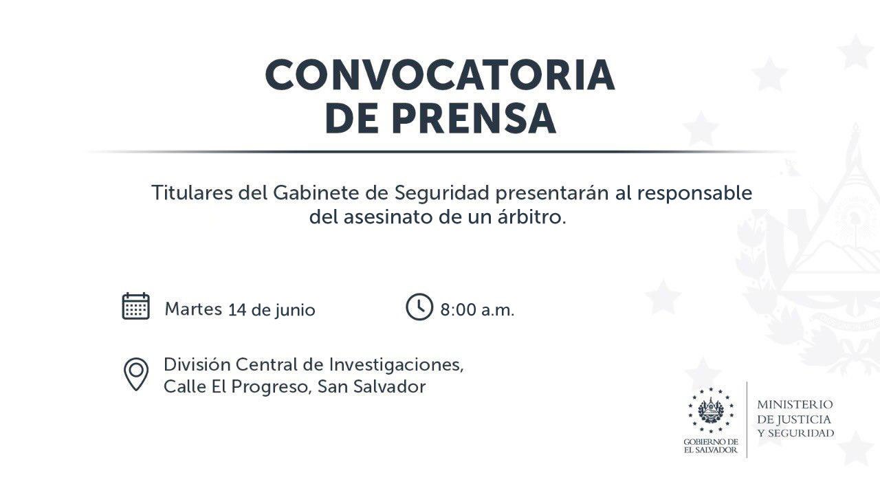 Convocatoria de prensa