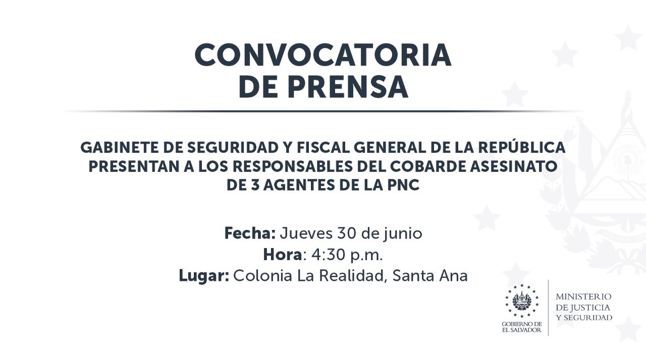 Convocatoria de Prensa