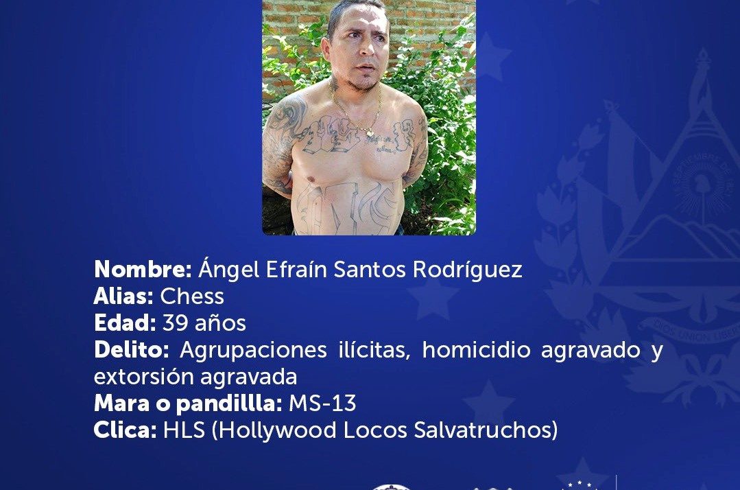 Alias Chess, un terrorista que deberá pagar con cárcel sus graves delitos contra salvadoreños
