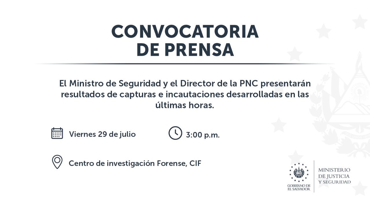 Convocatoria de Prensa