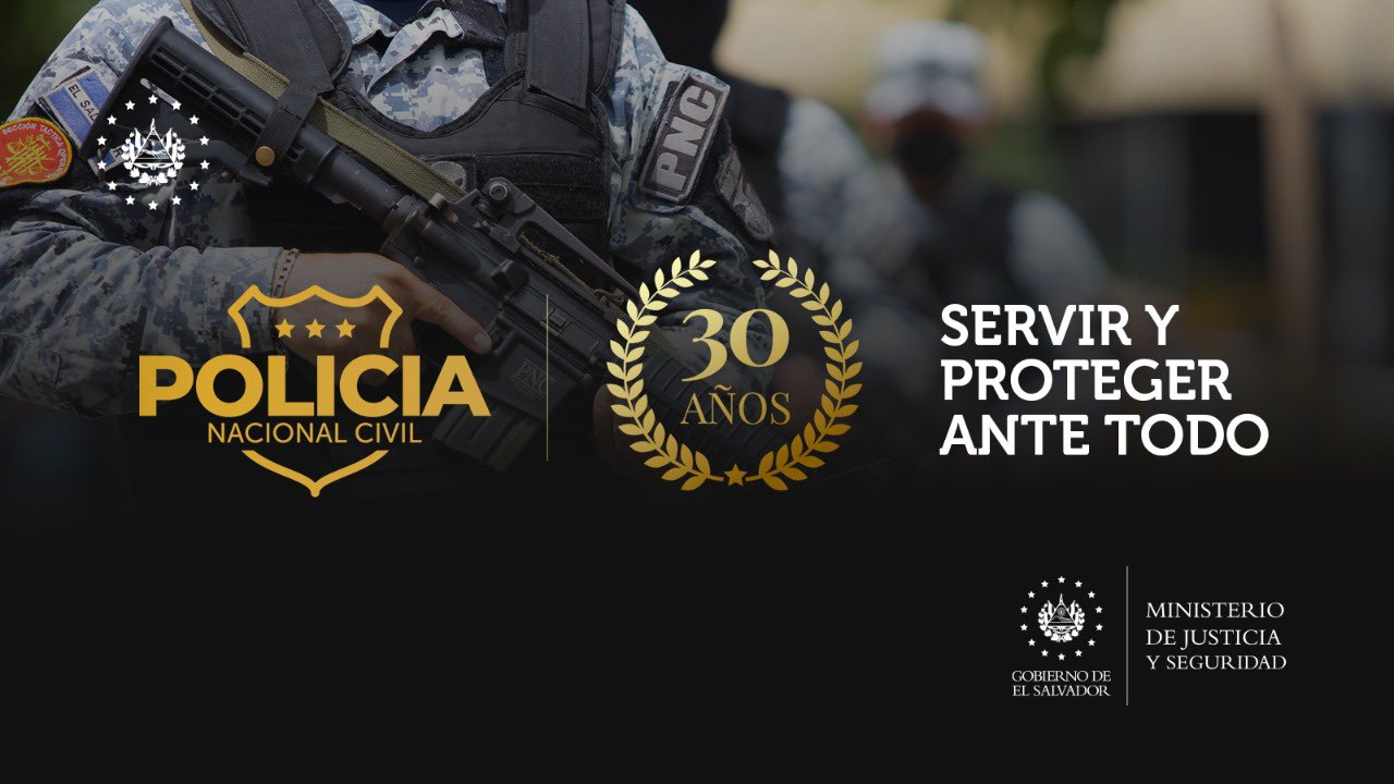 Policía Nacional Civil, 30 años de servir y proteger ante todo