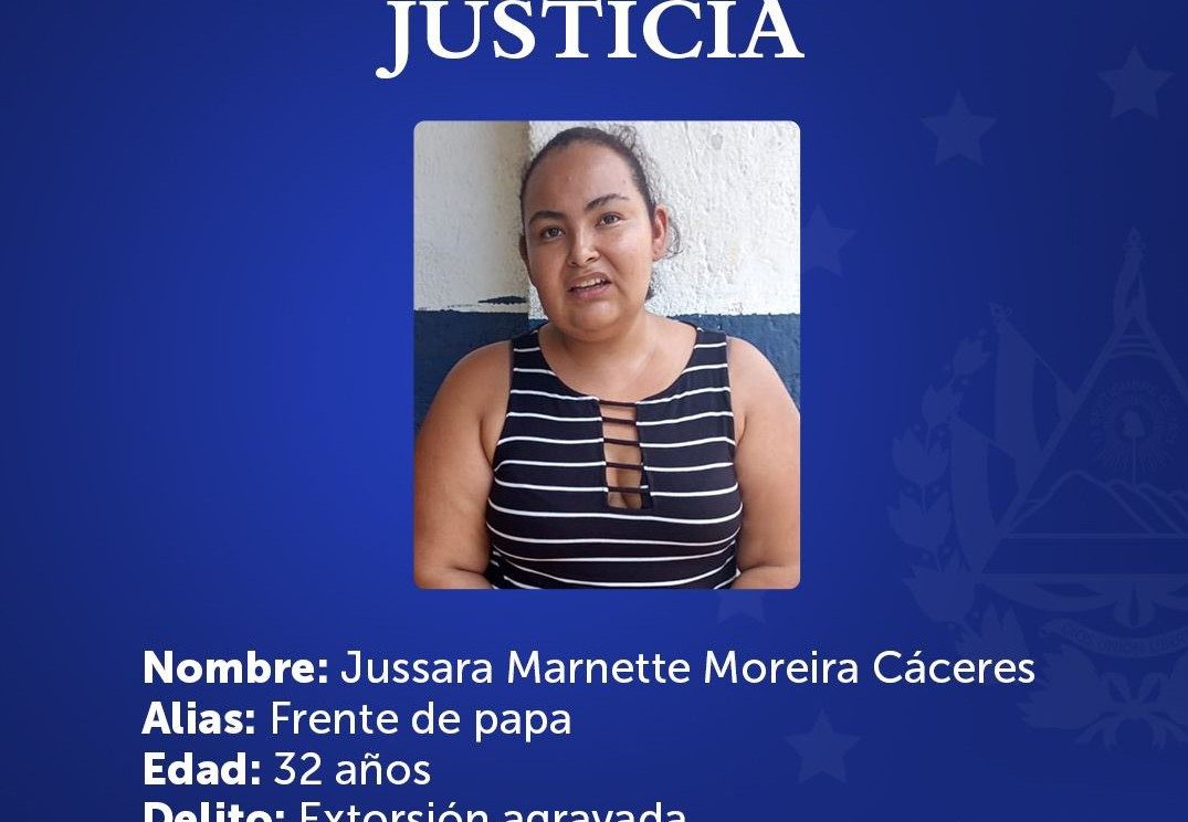 Jussara Moreira, extorsionista de San Miguel pagará con cárcel su delito