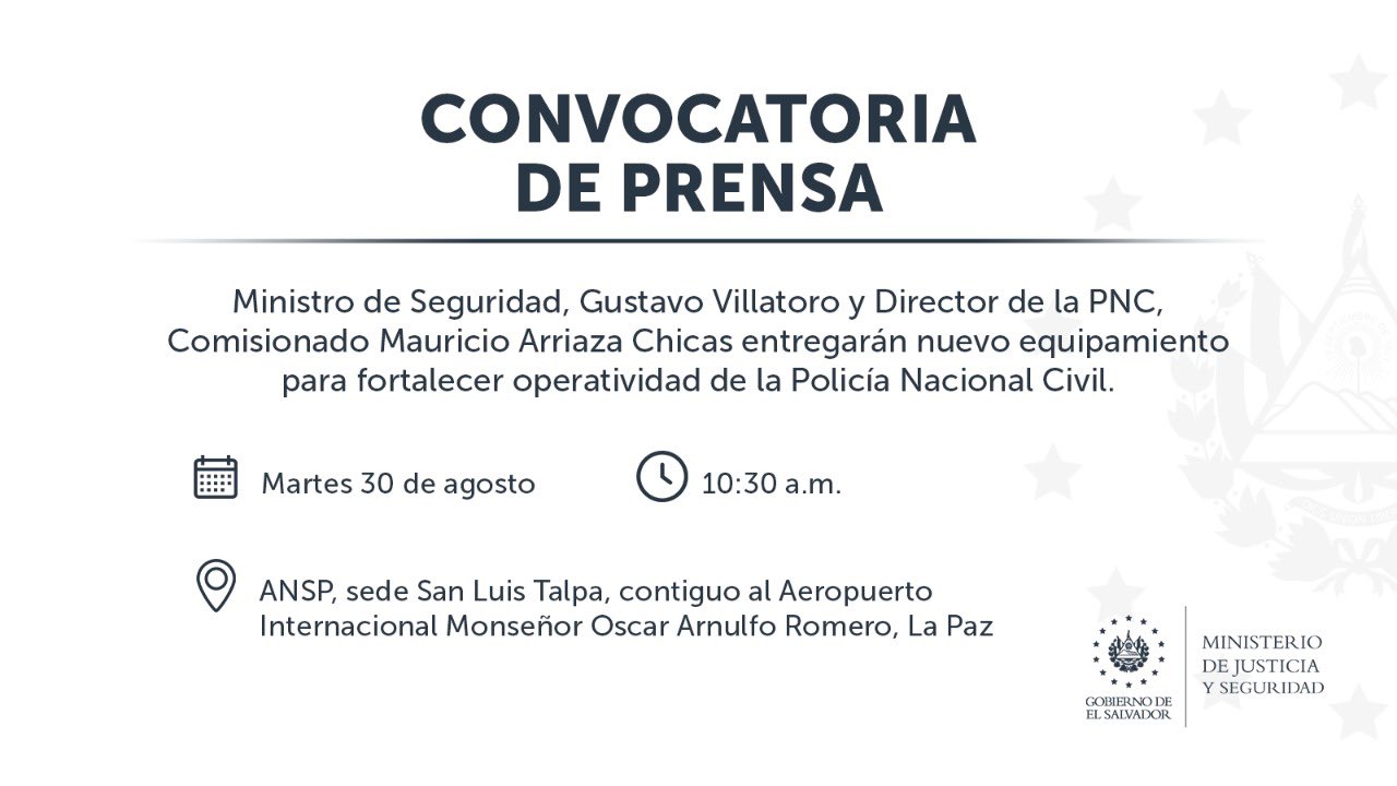 Convocatoria de Prensa