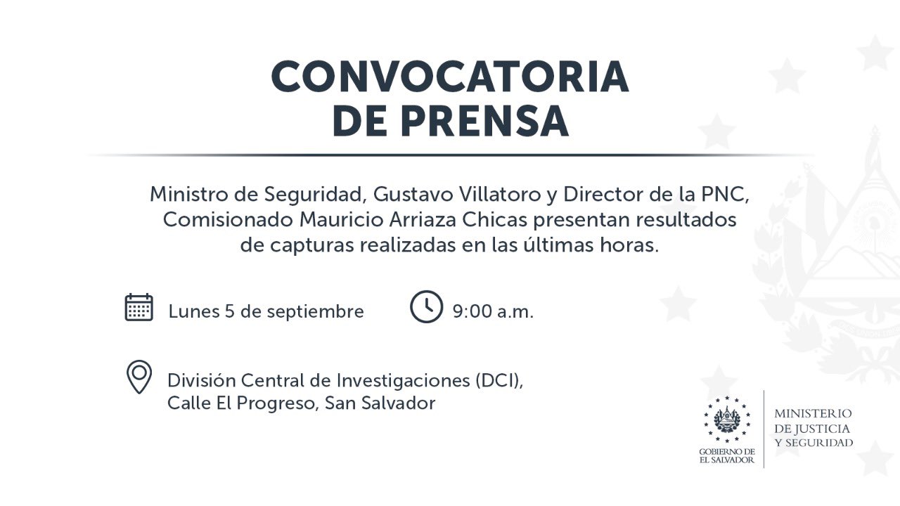 Convocatoria de Prensa