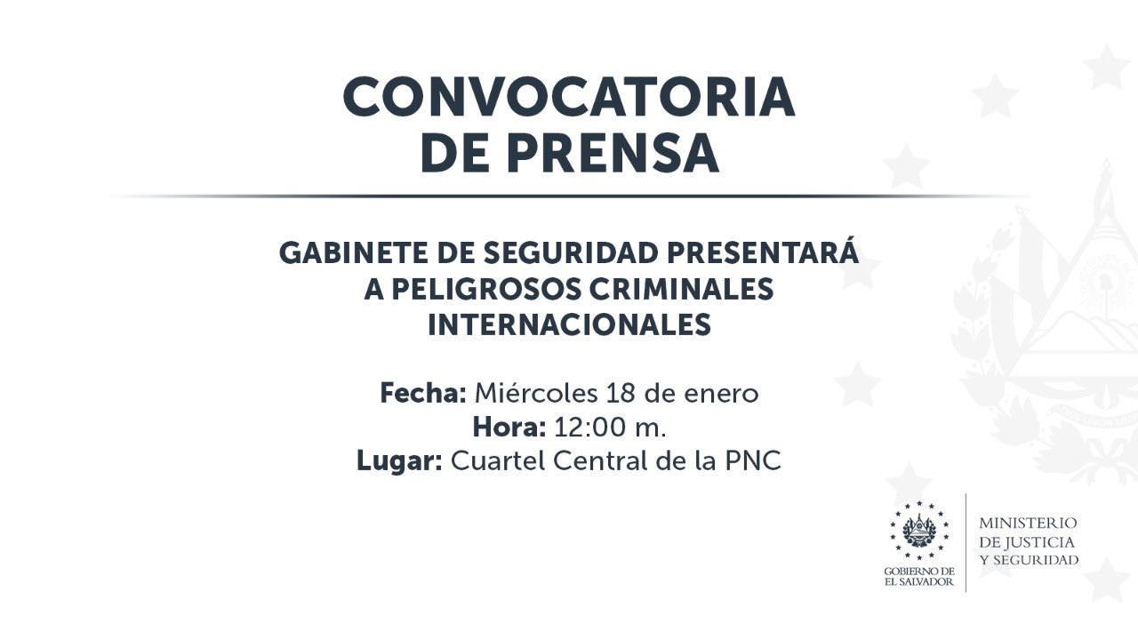 Convocatoria de Prensa