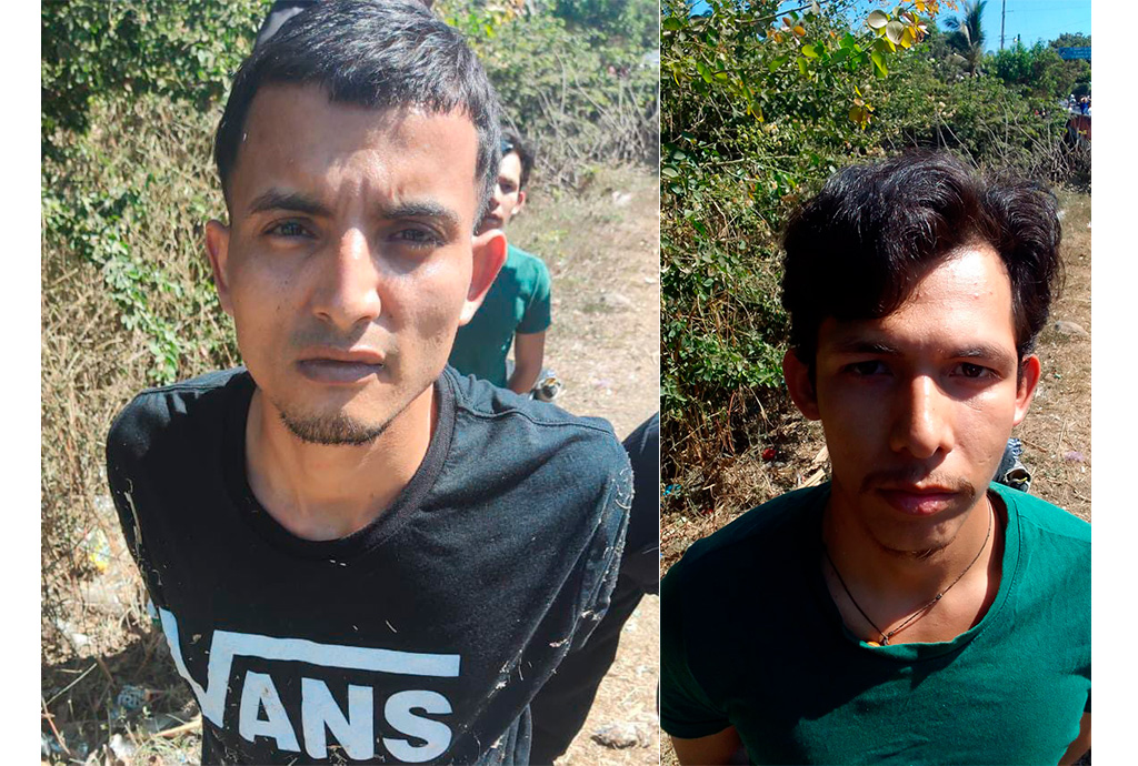 En flagrancia capturan a dos terroristas de la MS13