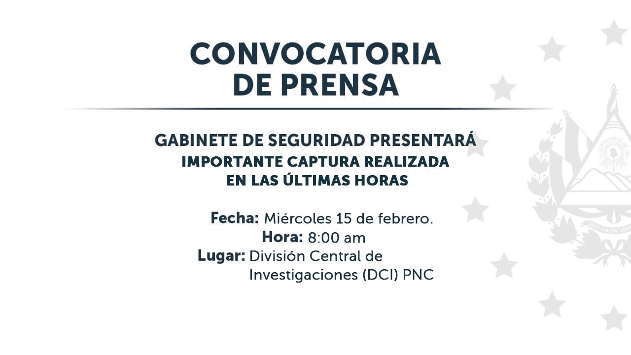 Convocatoria de Prensa