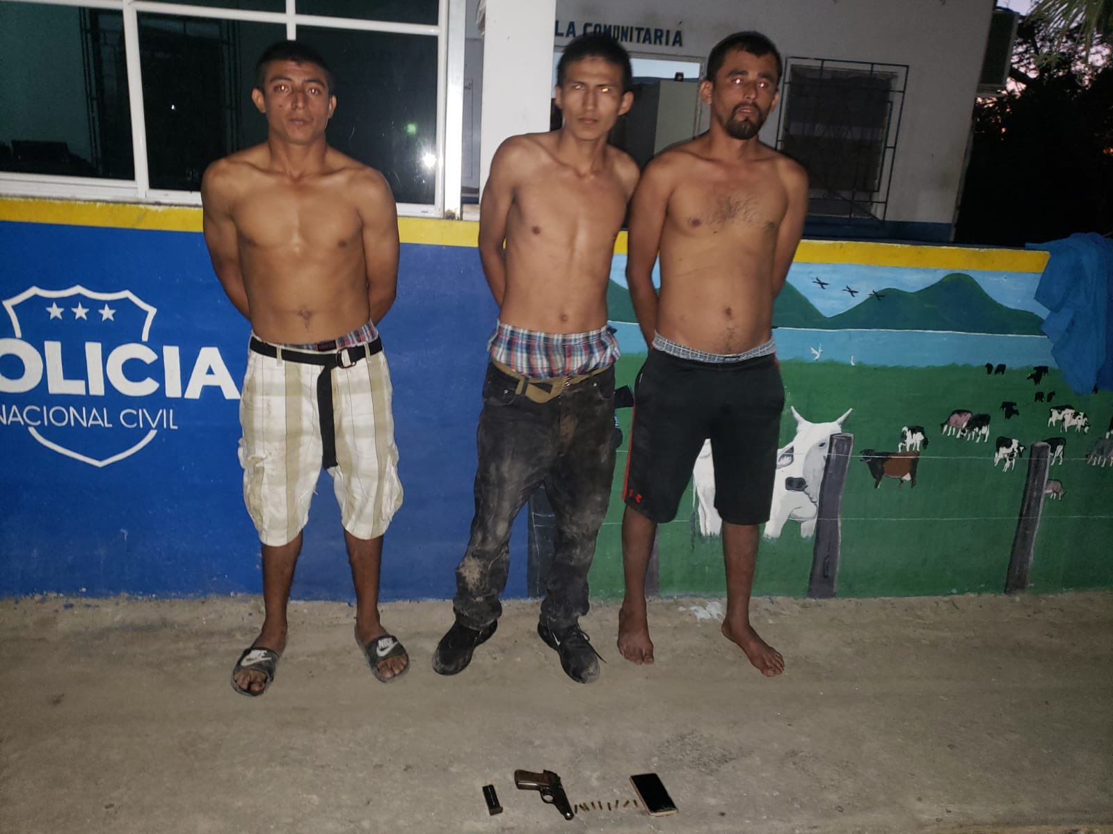 Policía captura a tres terroristas de clica Chilamates