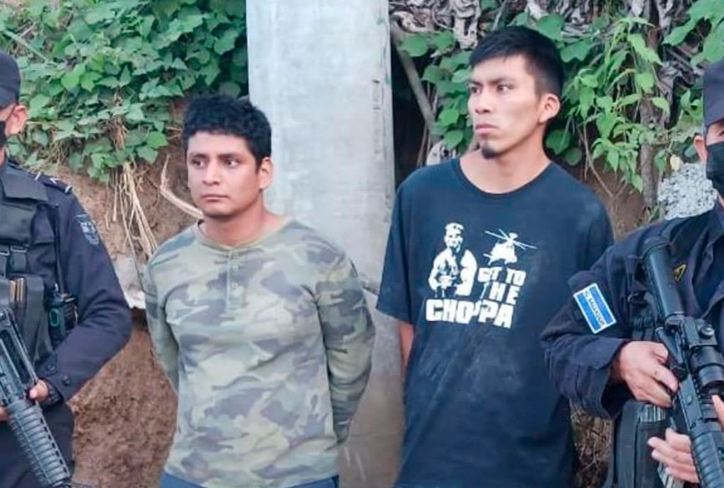 Dos colaboradores de la MS13 capturados en flagrancia