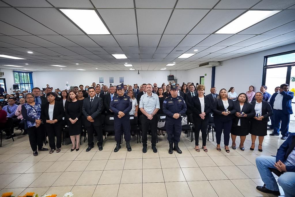 Ministro de Seguridad y titulares de Academia y Policía conmemoran 31 aniversario de la ANSP