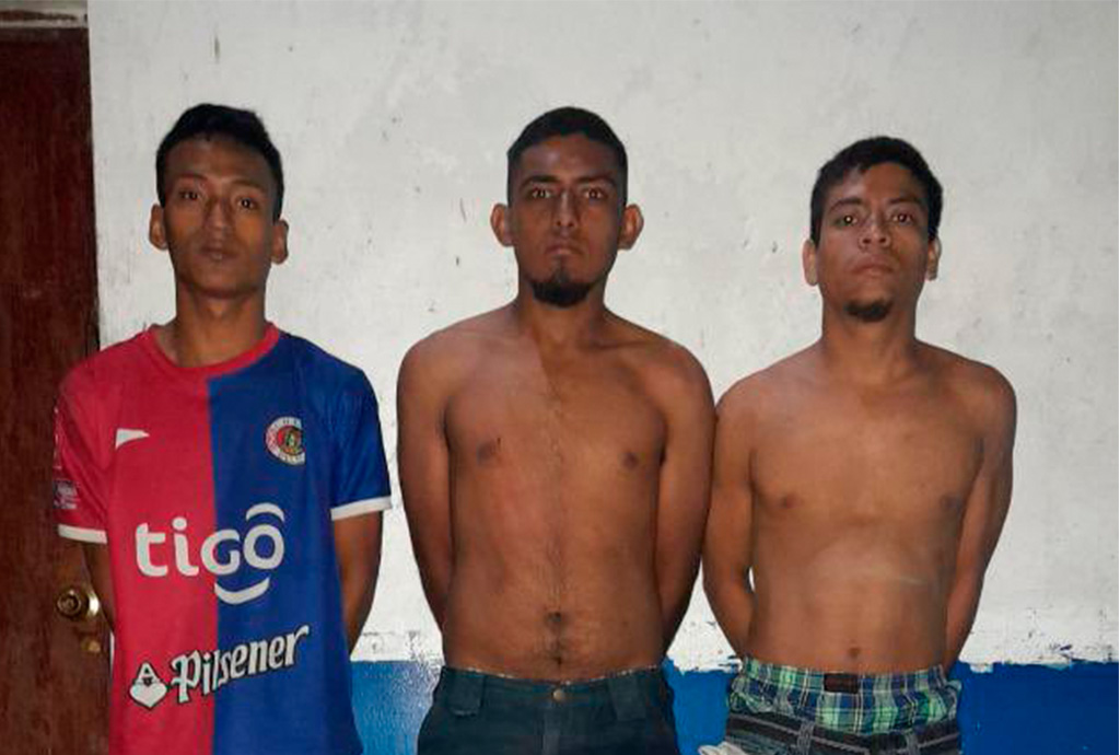 Llamada al 123 permite la captura de tres pandilleros