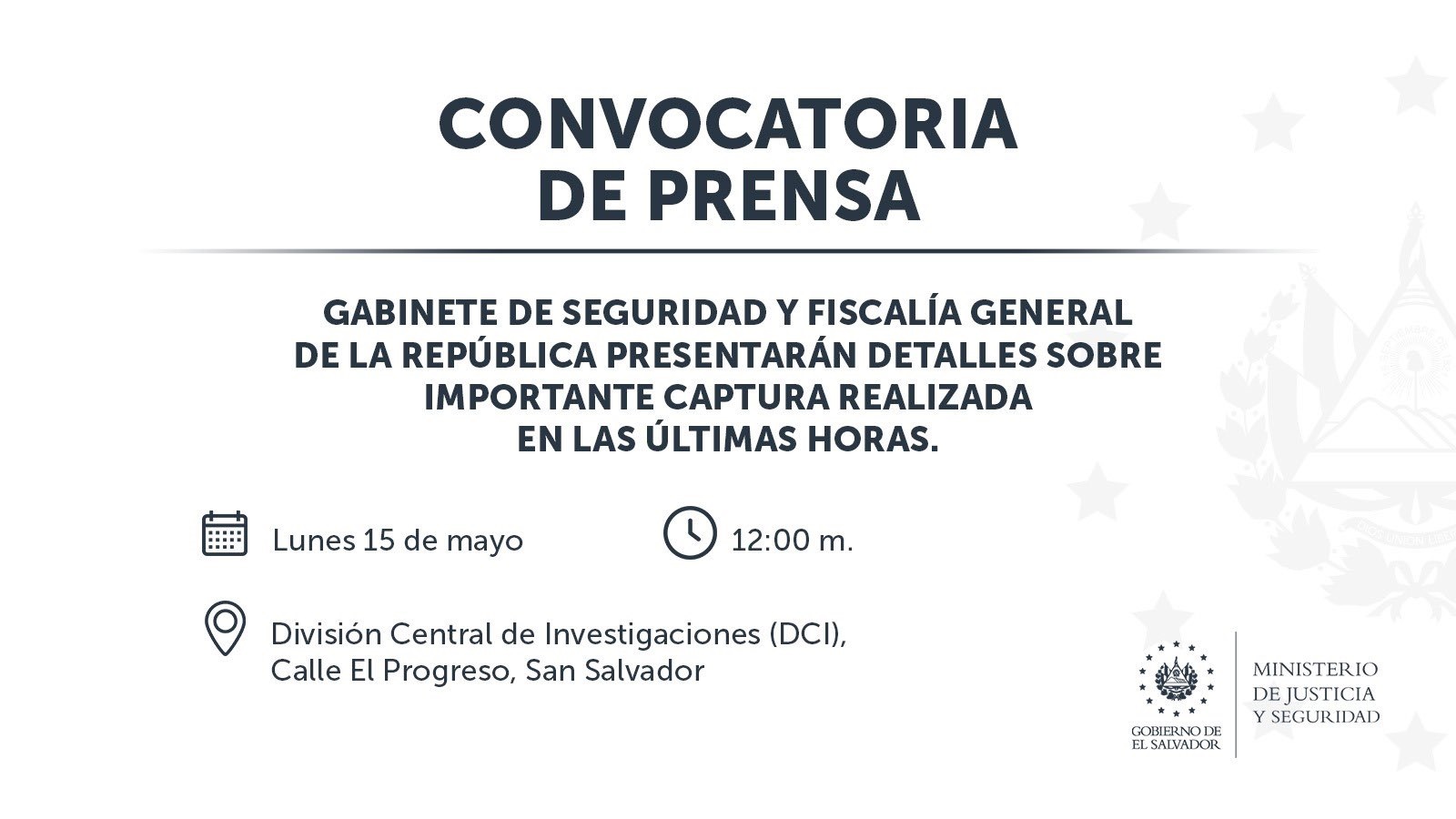 Convocatoria de Prensa