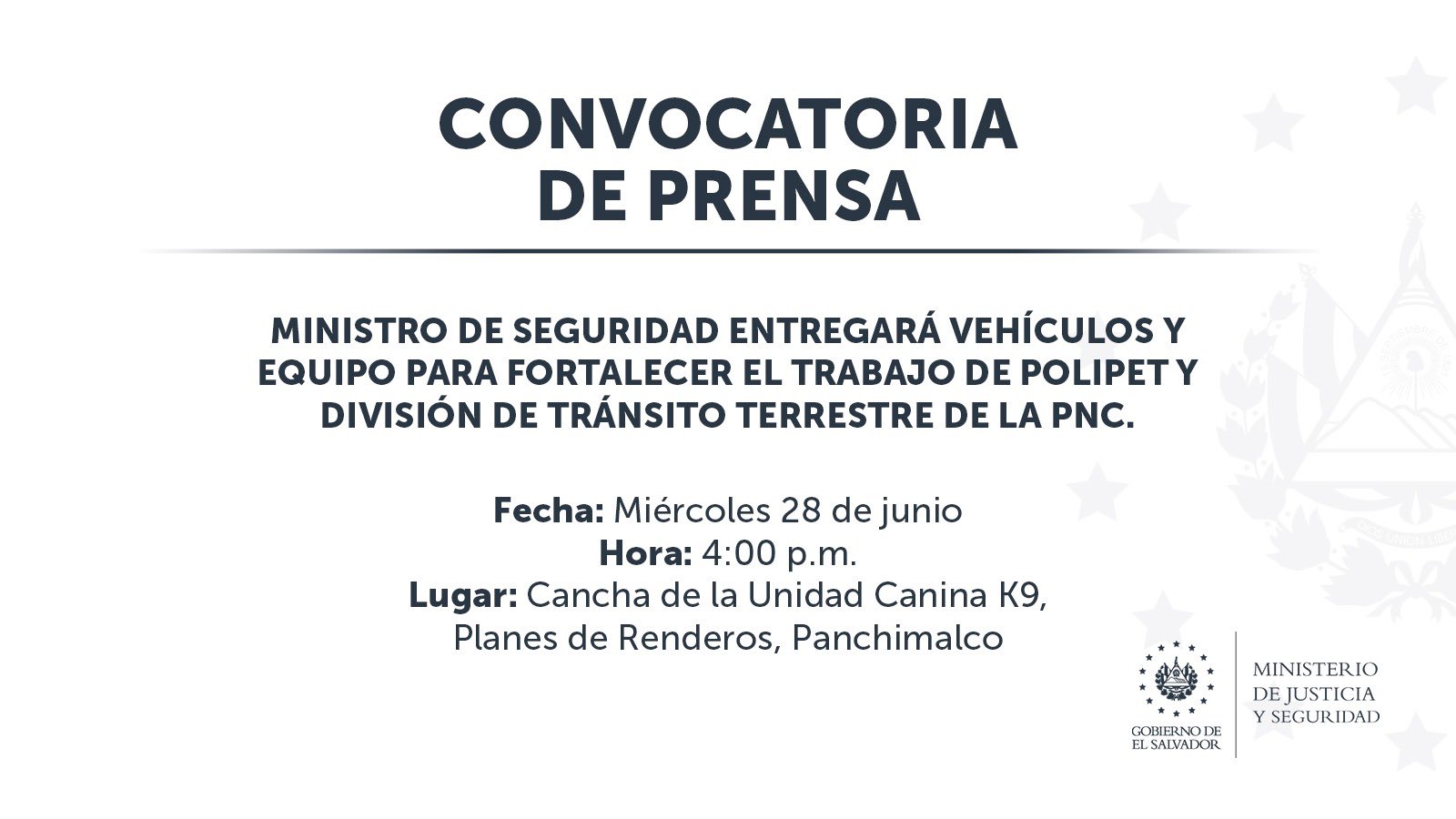 Convocatoria de prensa