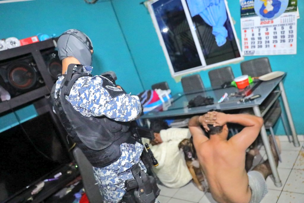 Policía y Fiscalía desarticulan una “cancha” completa de la pandilla 18R