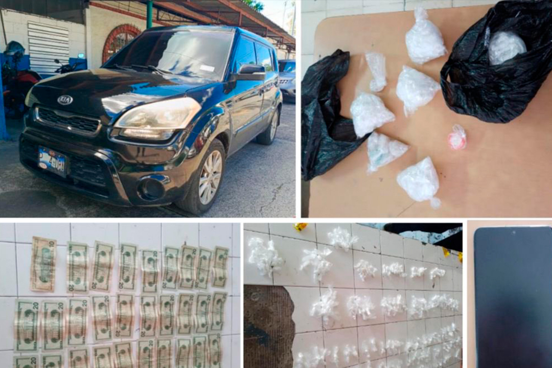 Policía intercepta y captura a sujeto que transportaba 240 porciones de crack