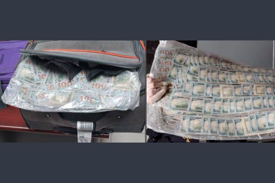 Agentes K9 detectan a ciudadana colombiana con $169,900 en aeropuerto