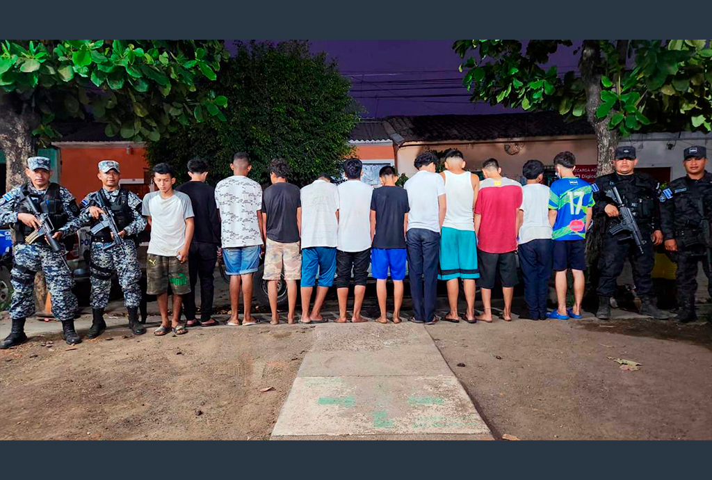 Policía captura a homeboy que pretendía activar clica junto 11 menores que hacían grafitis alusivos a la pandilla