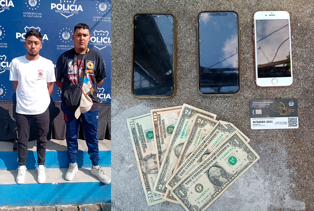 Denuncia ciudadana termina con la captura de dos delincuentes en Los Conacastes, Soyapango