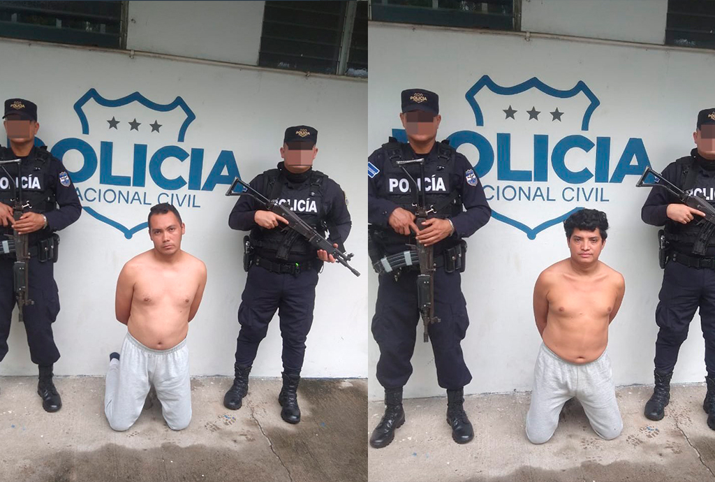 PNC captura a dos pandilleros deportados de Estados Unidos