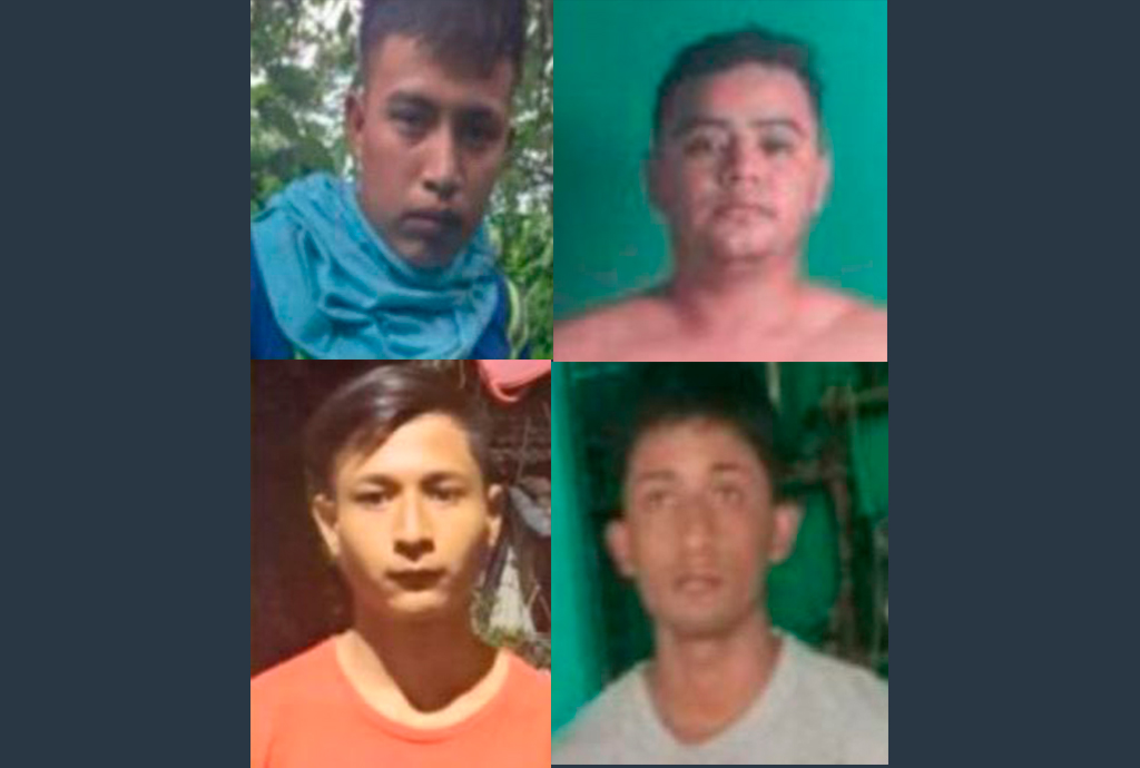 Policía captura a cuatro pandilleros de la 18 responsables de asesinar a miembros de su propia estructura