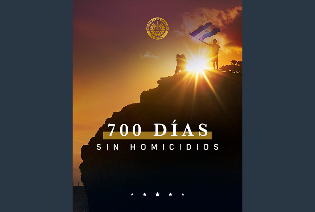 700 días sin homicidios