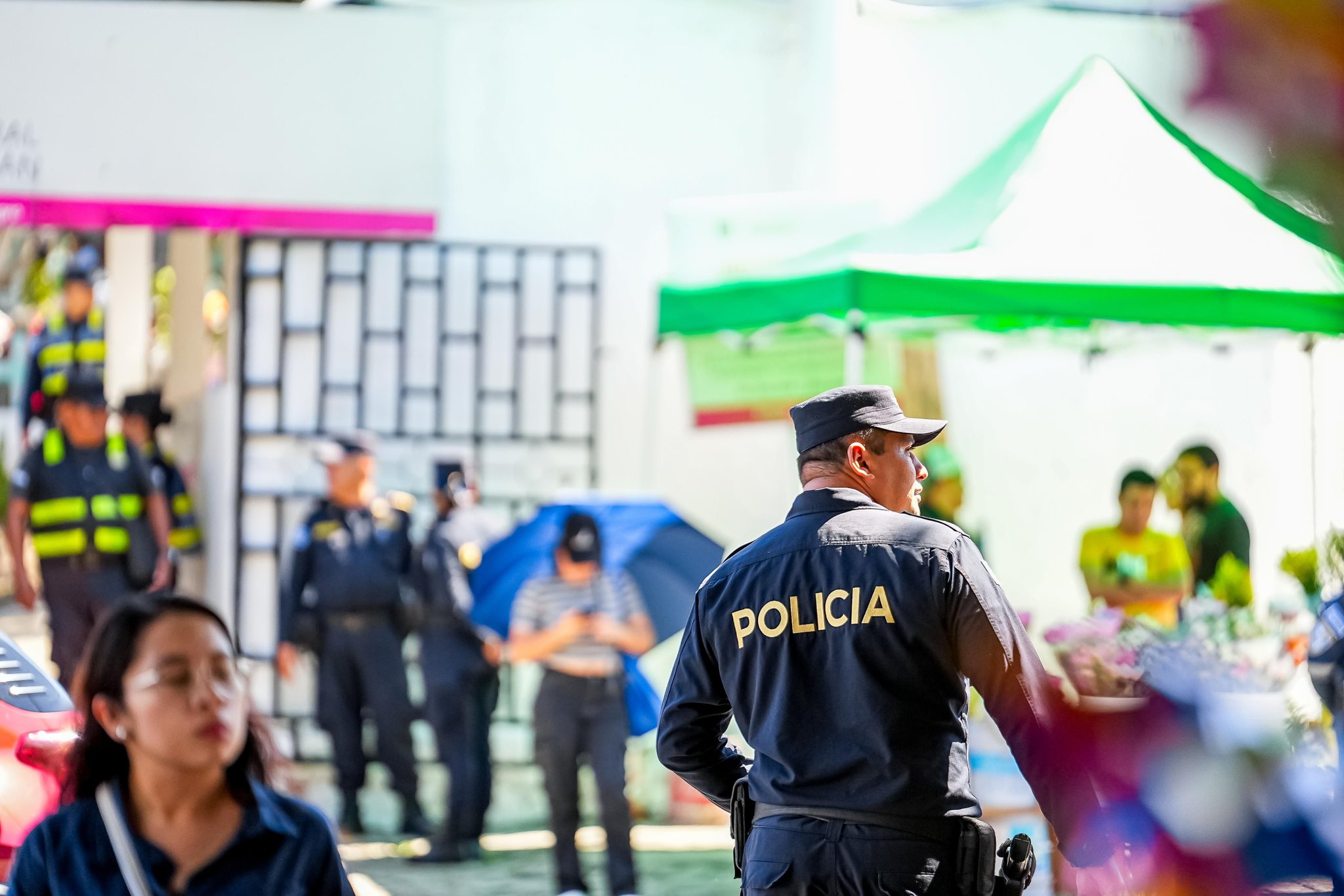 Dispositivo de seguridad policial en el Día de Difuntos