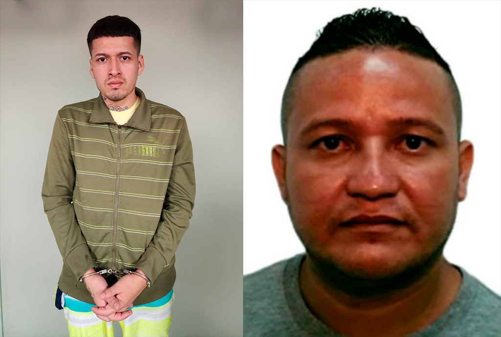 Dos pandilleros de la 18 localizados y capturados en trabajo coordinado con México y Costa Rica