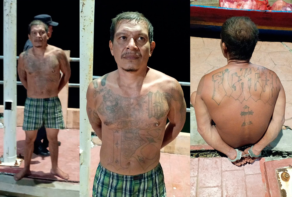 Pandillero de la 18 y miembro de un grupo armado fue detenido tras procedimiento policial y militar