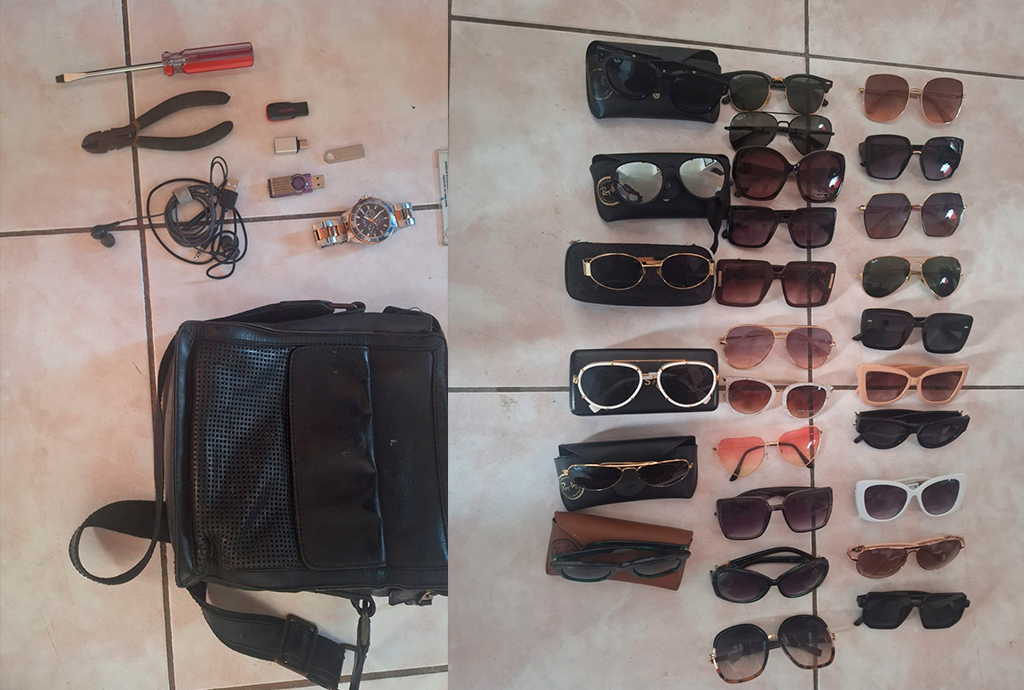 Policía encuentra numerosos artículos en vivienda de sujeto que los hurtaba en centros comerciales