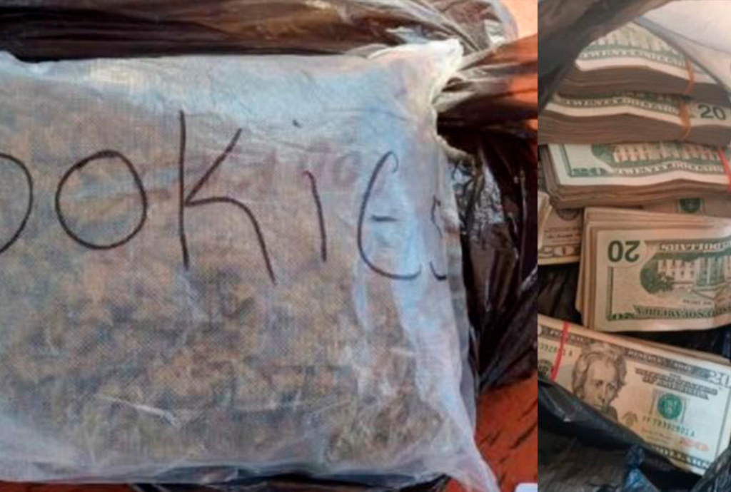 Capturan a dos en zona fronteriza con $12,200 en efectivo y gran cantidad de marihuana