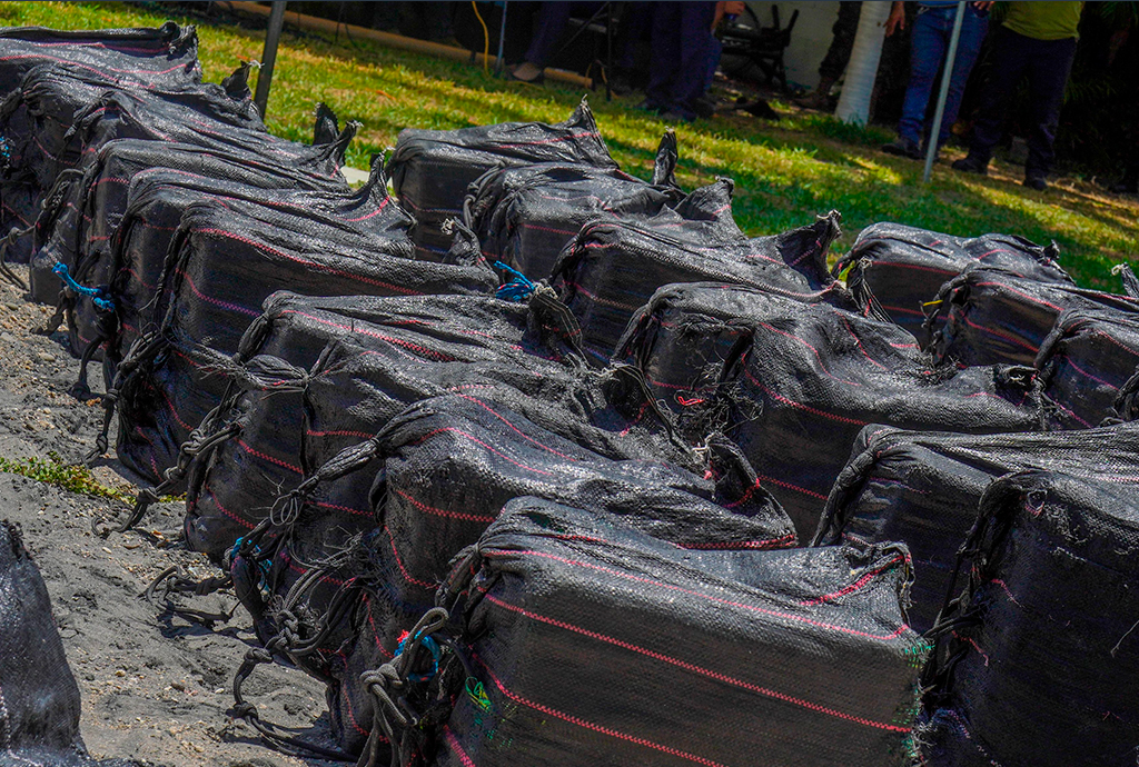 Última incautación de droga presentada por el Gabinete de Seguridad Ampliado con un valor que supera los $32 millones