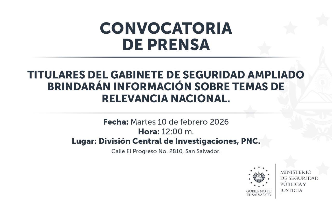 Convocatoria de Prensa