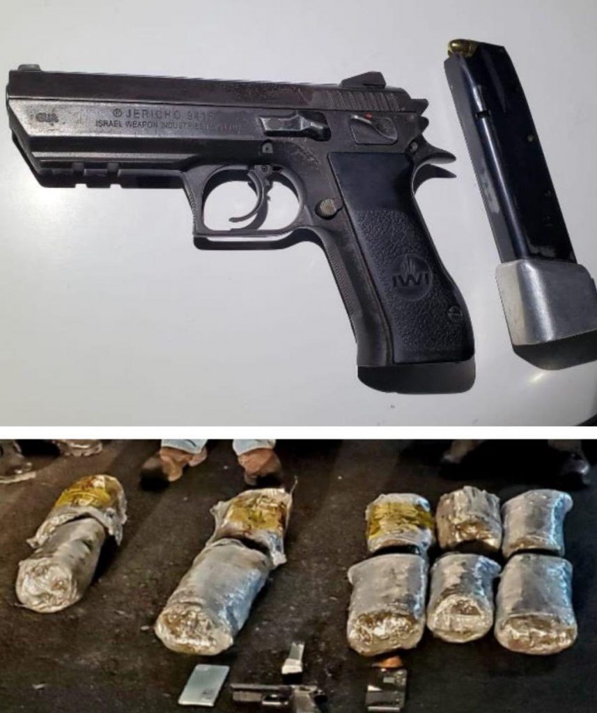 Unidad K9 de Policía detecta a conductor con 10 kilogramos de marihuana